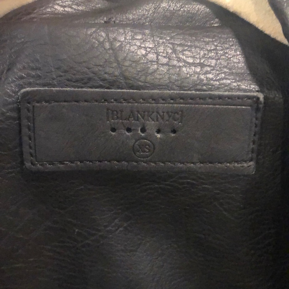 SOLD Blank NYC Leather Jacket - Picture 7 of 10